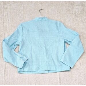 EILEEN FISHER- 100% Cotton Waffle Knit Sport Jacket Sz. Petite Small